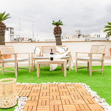 شقة Apulialux Private 100Mq Rooftop Oasis W Jacuzzi باري المظهر الخارجي الصورة