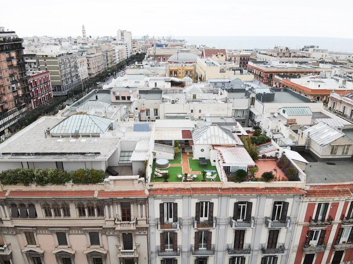 شقة Apulialux Private 100Mq Rooftop Oasis W Jacuzzi باري المظهر الخارجي الصورة